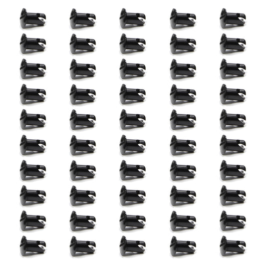 Triple X Oval Head Button Aluminum Black .550 Long 50 Pack