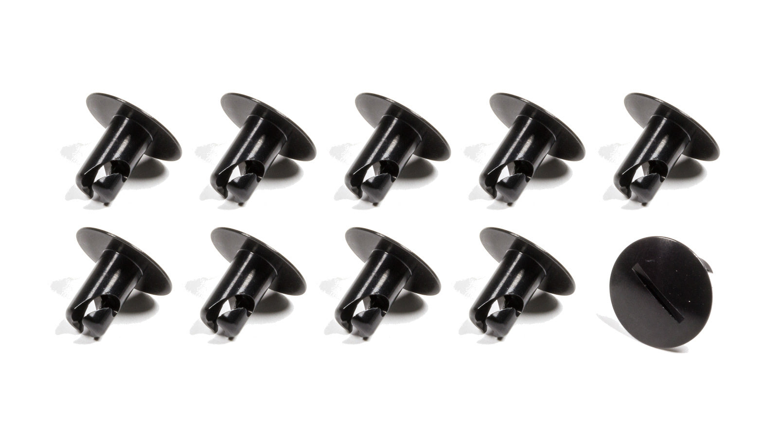 Triple X Large Head Button .500 Long Black Aluminum 10 Pack