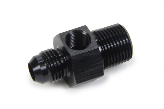 Triple X Gauge Adapter #6 Male x 3/8 NPT x 1/8