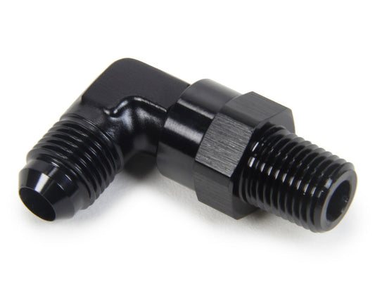 Triple X AN to NPT Swivel 90 Deg #6 x 1/4