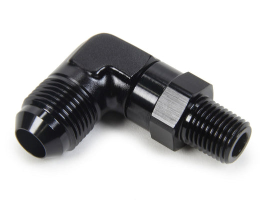 Triple X AN to NPT Swivel 90 Deg #8 x 1/4
