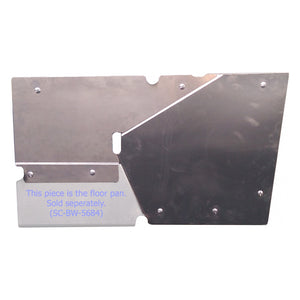 Triple X Sprint Car Kick Panel LH Quick Access Aluminum