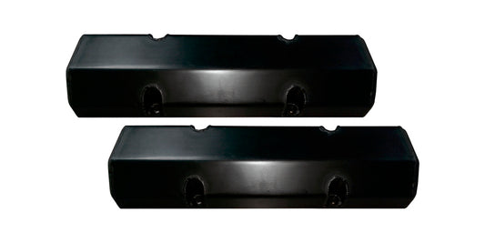 Triple X Valve Cover Set SBC Billet Rail Black
