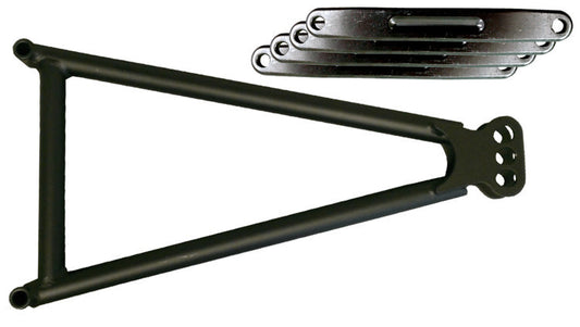 Triple X Jacobs Ladder 14" w/Straps Black 3-Hole