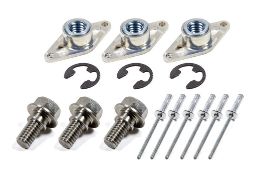 Triple X Wheel Cover Retainer Kit 1-3/8 SS Bolt 3-Pack