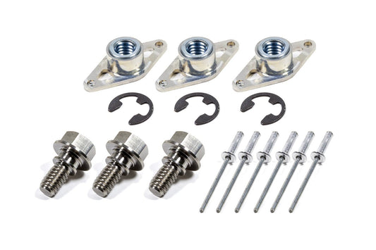 Triple X Wheel Cover Retainer Kit 1-3/8 TI Bolt 3-Pack