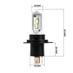 ARC Lighting Concept Series H4 LED Bulb Kit Pair