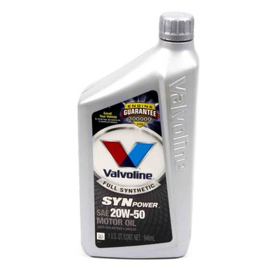 Valvoline 20w50 Synthetic Oil