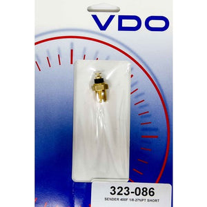 VDO Temperature Sender 400°F/200°C 1/8-27NPTF Short