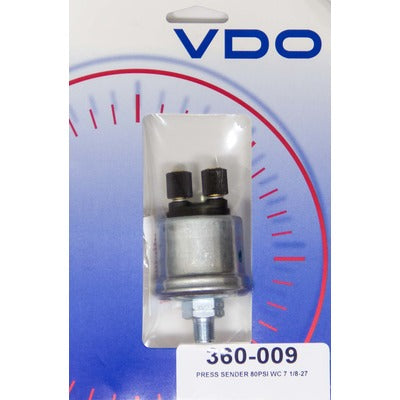 VDO Pressure Sender 80 PSI Warning Contact 7 PSI 1/8-27NPT 30/23
