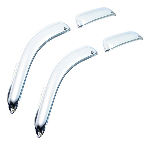 Autoshade Ventvisor Chrome 4Pc for F150