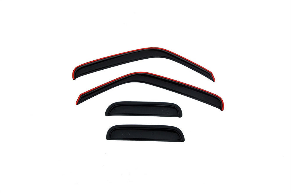 Autoshade Ventvisor Outside Mount 4Pc for Ranger, B3000, B4000