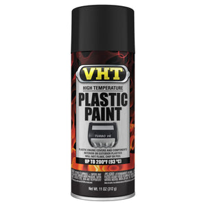 VHT High Temperture Plastic Paint Matte Black 11oz. SP820