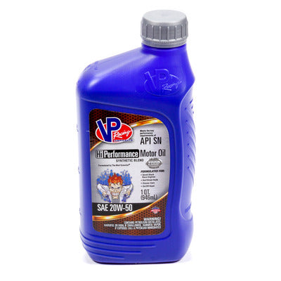 VP Racing Fuels 20W50 HI-Performance Racing Oil