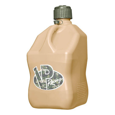 VP Racing Fuels Square Motorsports Container - 5.5 Gallon Tan
