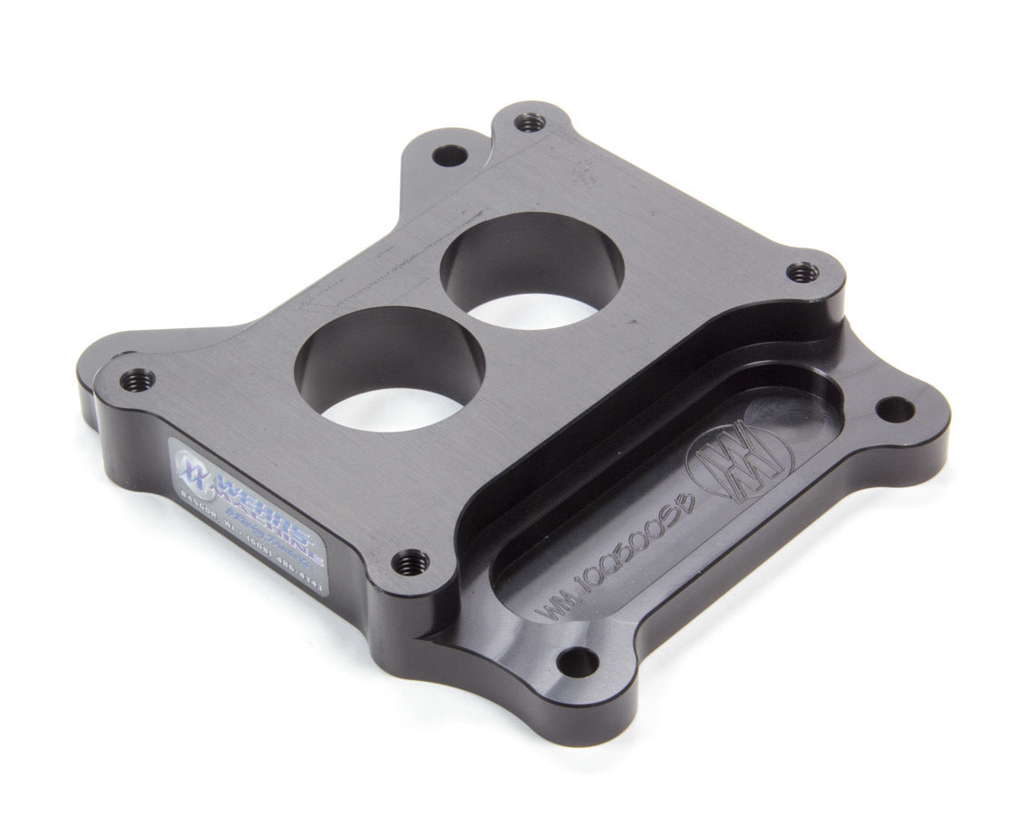 Wehrs Q-Jet Carb Adapter 1in Thick Straight Bore