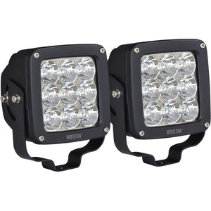 Westin Axis LED Auxiliary Light Square Spot Pattern (Pair) 09-12219A-PR