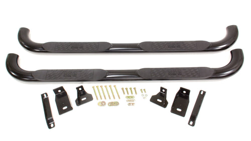 Westin Platinum 4 Oval Nerf Bars 01-06 GM Pick-Up Crew Cab (Black) 21-1955