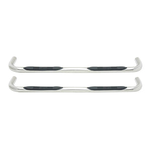 Westin E-Series 3 Round Nerf Bars Dual Step Pad 09+ Ram 1500 Quad Cab (Polished) 23-3550