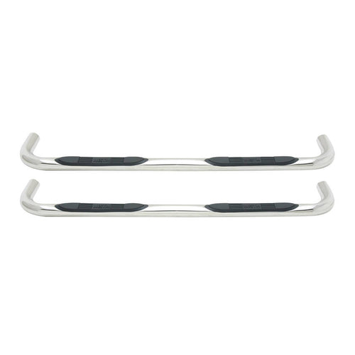 Westin E-Series 3 Round Nerf Bars Dual Step Pad 09+ Ram 1500/2500/3500 Crew Cab (Polished) 23-3560