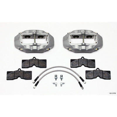 Wilwood Front Brake Kit 65-82 Corvette Clear Anodized