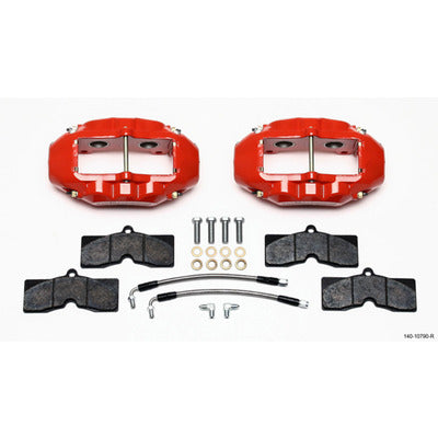 Wilwood Rear Brake Kit 65-82 Corvette Red Powdercoat