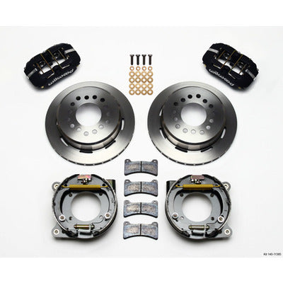 Wilwood 67-72 GM C10 P/U Rear Brake Kit Black Caliper