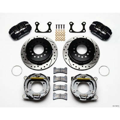Wilwood Rear Disc Brake Kit Big Ford Drilled w/Park Brk