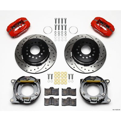 Wilwood Rear Brake Kit 57-62 Corvette Red Caliper