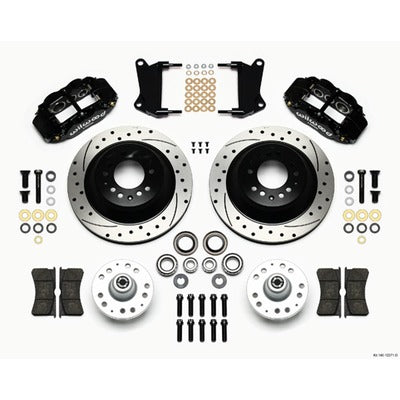 Wilwood Front Disc Brake Kit Blk 67-72 Camaro Nova 12.88