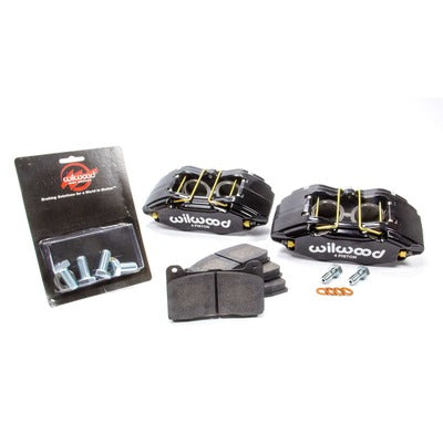 Wilwood Caliper & Pad Kit Front Honda/Acura Black