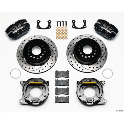 Wilwood Rear Brake Kit Big Ford New 2.50in Blk Drilled
