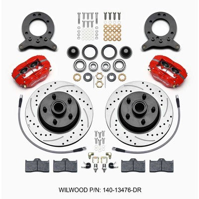Wilwood Classic Series Dynalite Front Brake Kit 140-13476-DR for 1965-69 Mustang