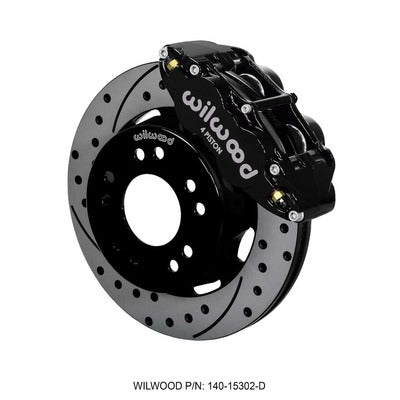 Wilwood Front Disc Brake Kit C10 Pro Spindle 12.19in, Drilled Rotors 140-15302-D