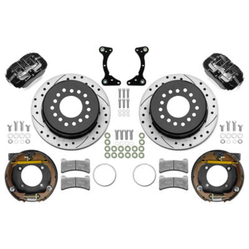 Wilwood Brake Kit Rear Black FDP Drilled 11in GM G Body