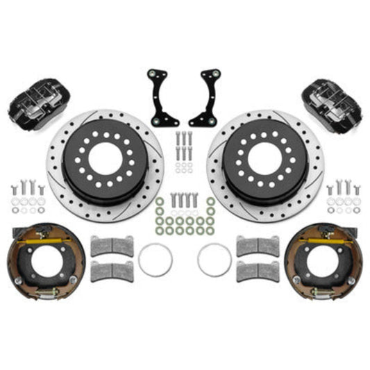 Wilwood Brake Kit Rear Black FDP Drilled 11in GM G Body