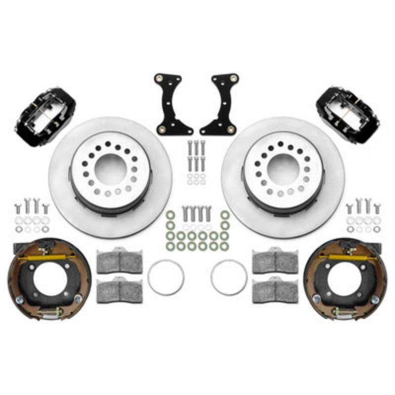 Wilwood Brake Kit Rear Black FDL Plain 12in GM G Body