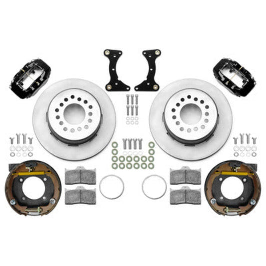 Wilwood Brake Kit Rear Black FDL Plain 12in GM G Body