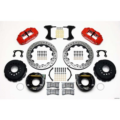 Wilwood Rear Disc Brake Kit Red Ford New Style 12.88