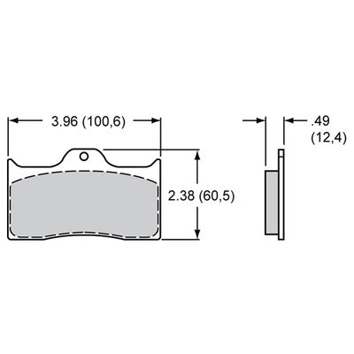 Wilwood Brake Pads - BP-30 D/L Single 7112 150-14771K