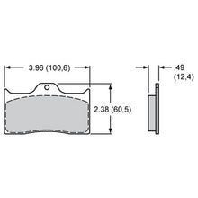 Wilwood Brake Pads - BP-30 D/L Single 7112 150-14771K
