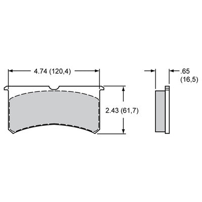Wilwood Brake Pads - BP-30 Superlite .650 Thick 7416 150-14772K