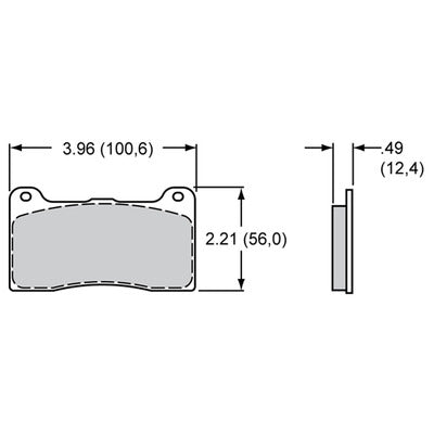 Wilwood Brake Pads - BP-30 Dynapro 7812 150-14775K