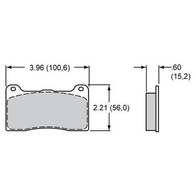 Wilwood Brake Pads - BP-30 Billet NDL 7816