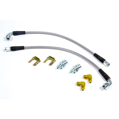 Wilwood Flexline Kit 64-72 GM Front w/90 Deg Hose End