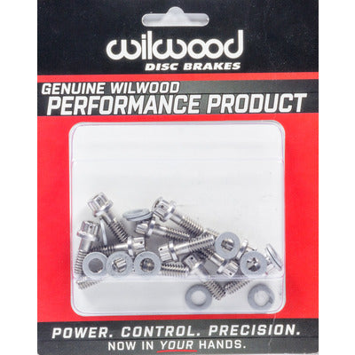 Wilwood Rotor Bolt Kit Stainless Hat/Wilwood Rotor Set of 12
