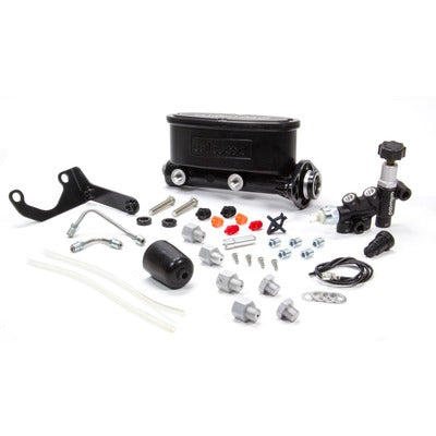 Wilwood Aluminum Tandem Master Cylinder Kit w/ Bracker & Prop Valve 1in