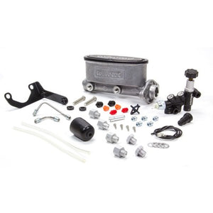 Wilwood Aluminum Tandem Master Cylinder Kit w/ Bracker & Prop Valve 1in