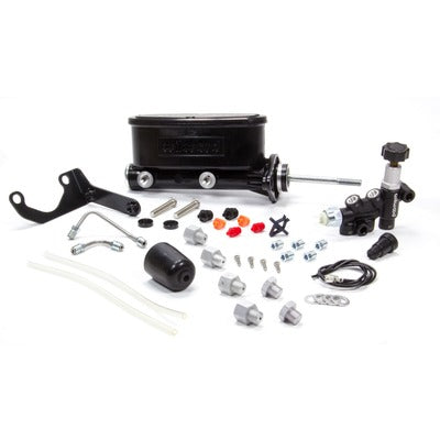 Wilwood Aluminum Tandem Master Cylinder Kit w/ Bracker & Prop Valve 7/8in