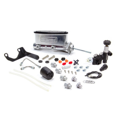 Wilwood Aluminum Tandem Master Cylinder Kit w/ Bracker & Prop Valve 15/16